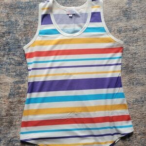LuLaRoe Multicolor Striped Tank Top